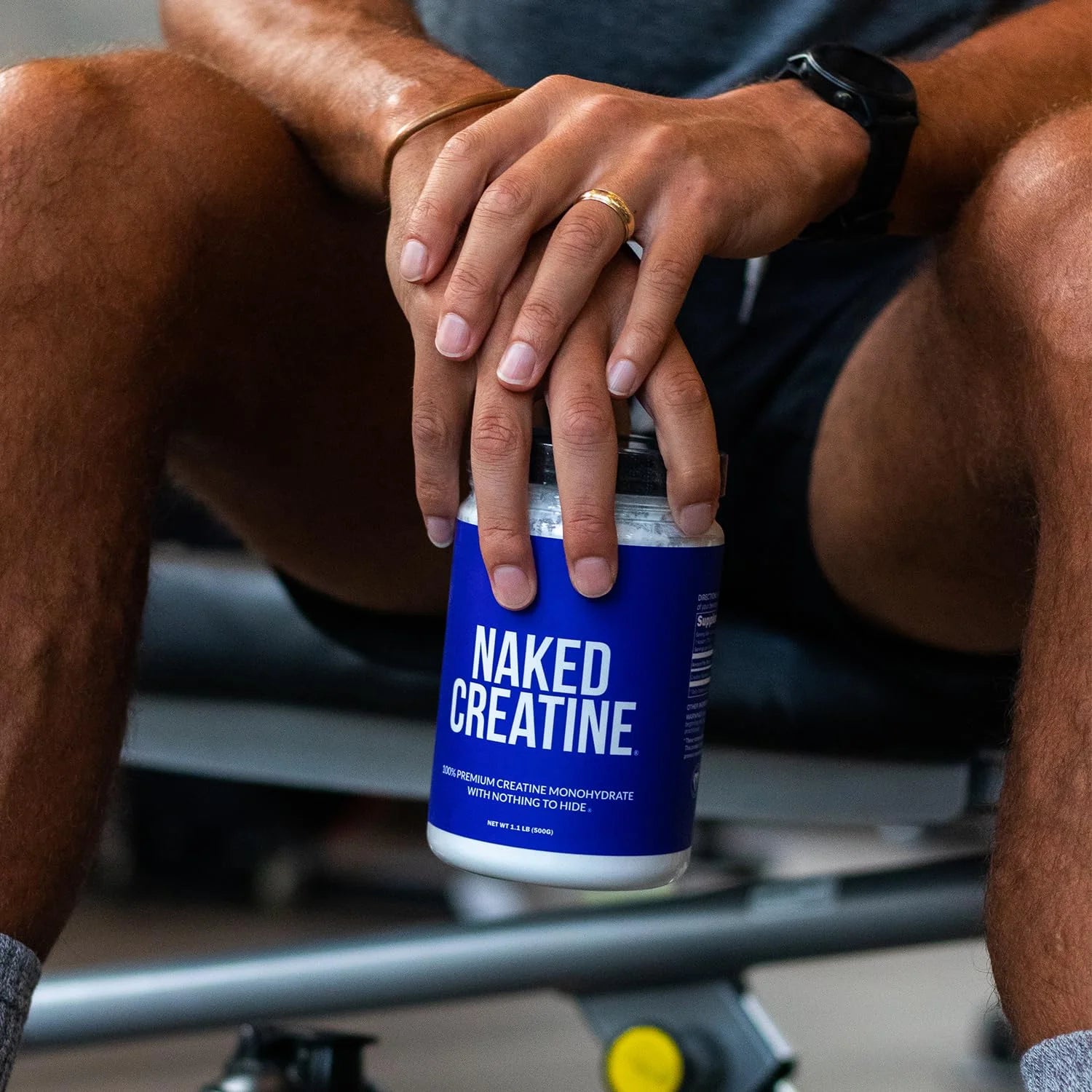 Naked Creatine Monohydrate - Unflavored Micronized Powder for Ultimate Performance - 100 Servings