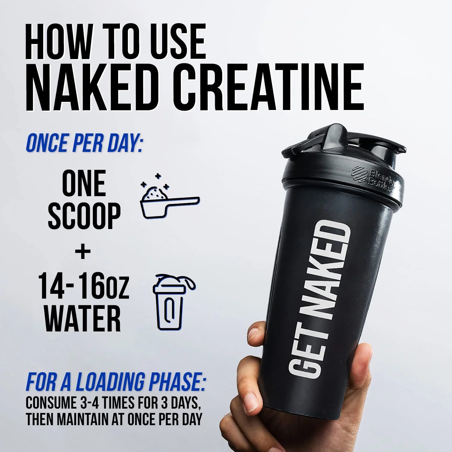 Naked Creatine Monohydrate - Unflavored Micronized Powder for Ultimate Performance - 100 Servings