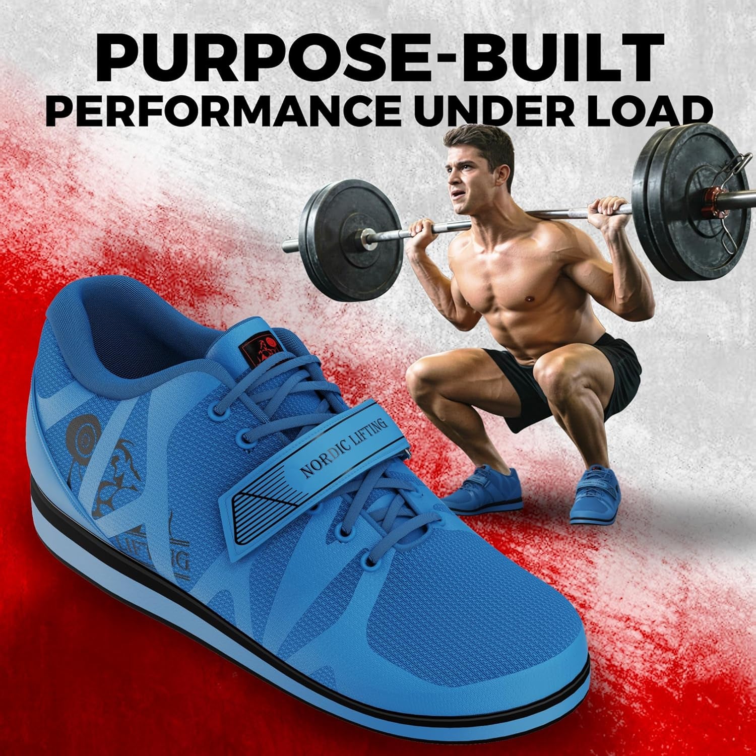 MEGIN Deadlift Shoes: Optimal Performance for Powerlifting and Weightlifting with Non-Slip Sole for Enhanced Grip