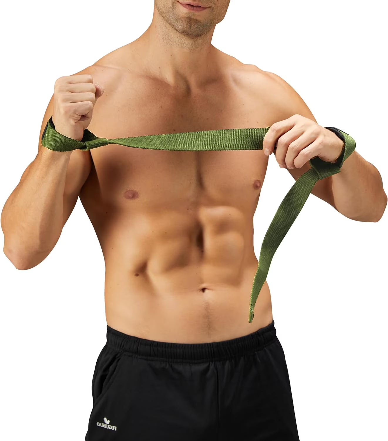 Weightlifting Wrist Straps – 2-Pack Adjustable Padded Neoprene Lifting Straps for Gym, for Men & Women