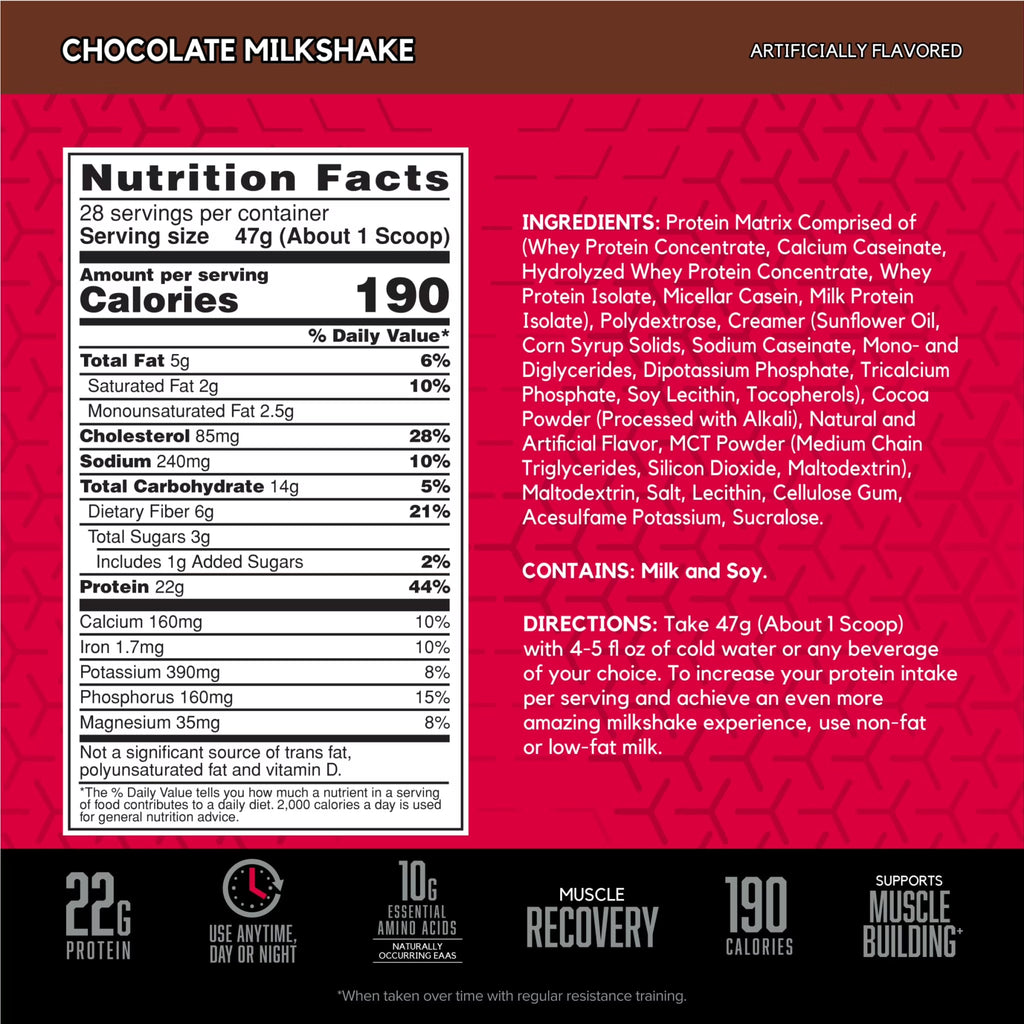 Indulge in Delicious Chocolate Syntha 6 Whey Protein Powder - 2.91Lb for Ultimate Muscle Growth & Recovery!