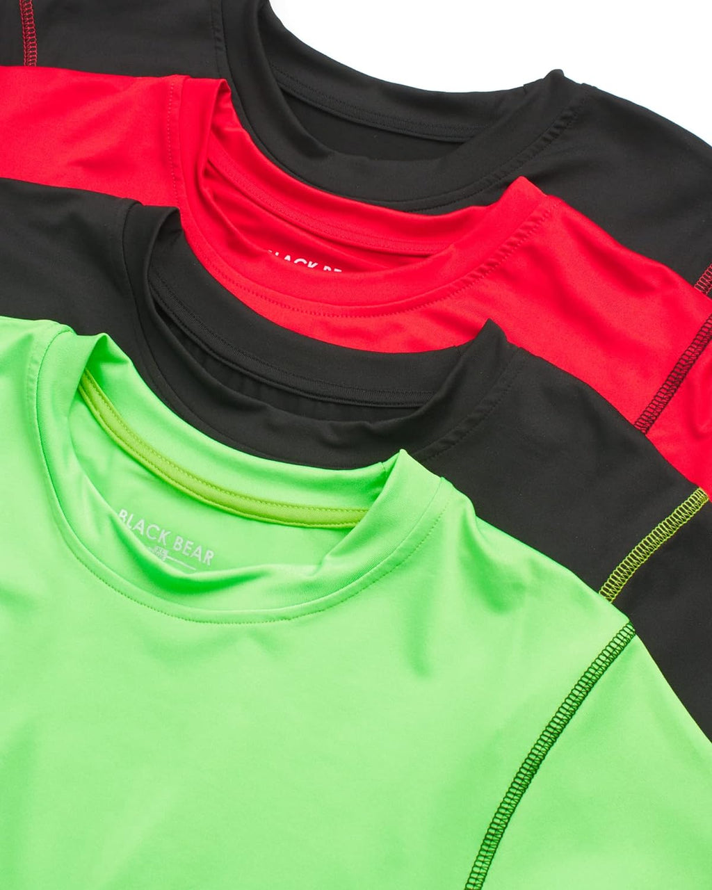 Boys' 4-Pack Active Dry Fit Shirts - Ideal for Young Athletes