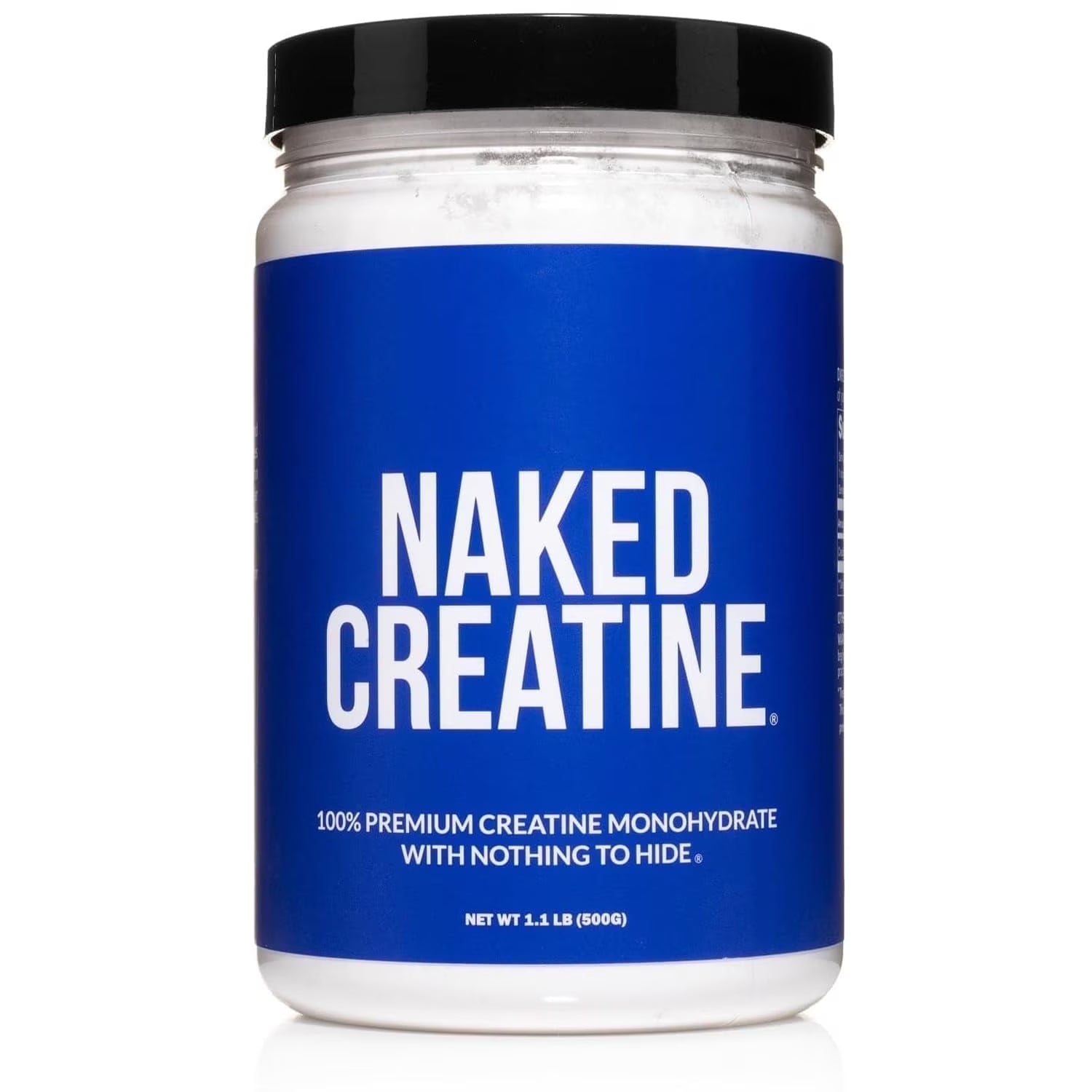 Naked Creatine Monohydrate - Unflavored Micronized Powder for Ultimate Performance - 100 Servings