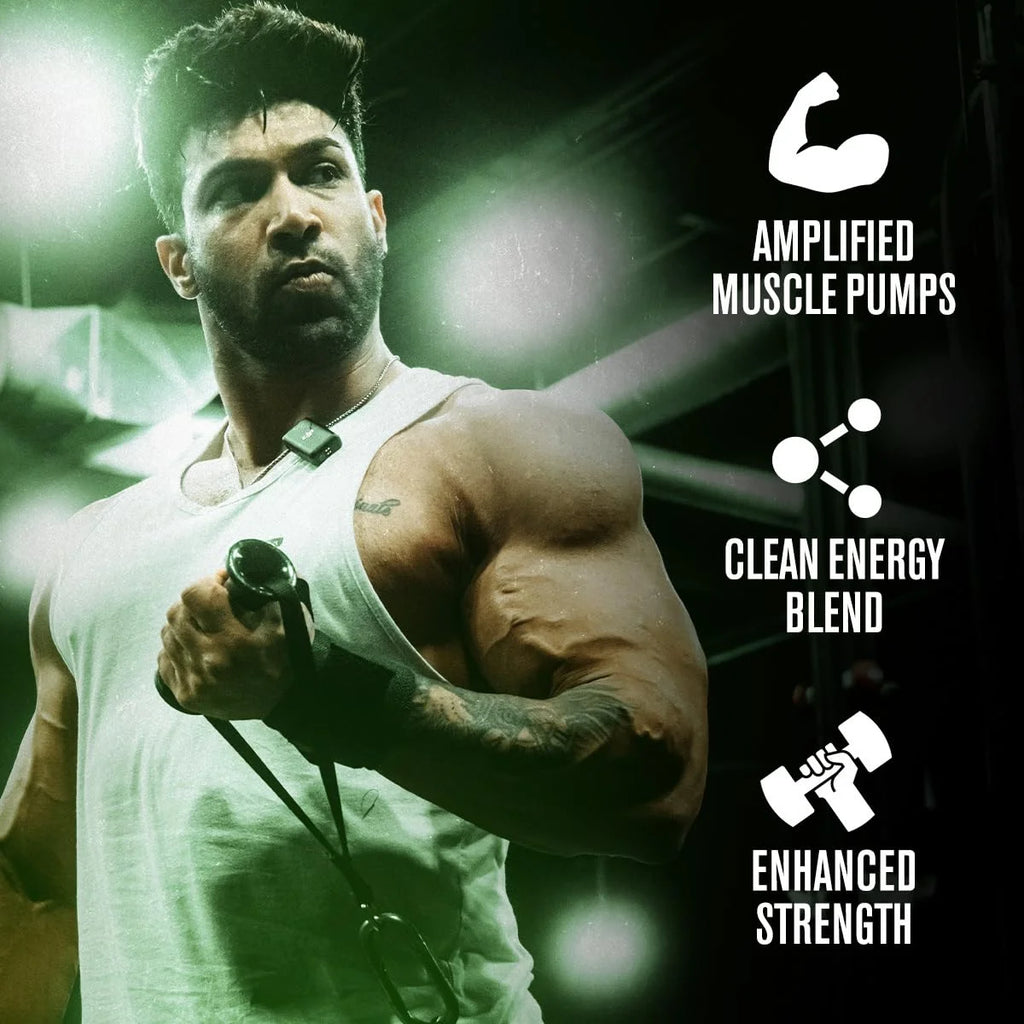 NITROSURGE Pre Workout Supplement - Experience Unstoppable Energy & Explosive Pumps - Delicious Black Cherry Flavor, 30 Servings