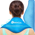 Neck Ice Pack Wrap, Reusable Gel Ice Pack for Neck Shoulders, Cold Compress Ther