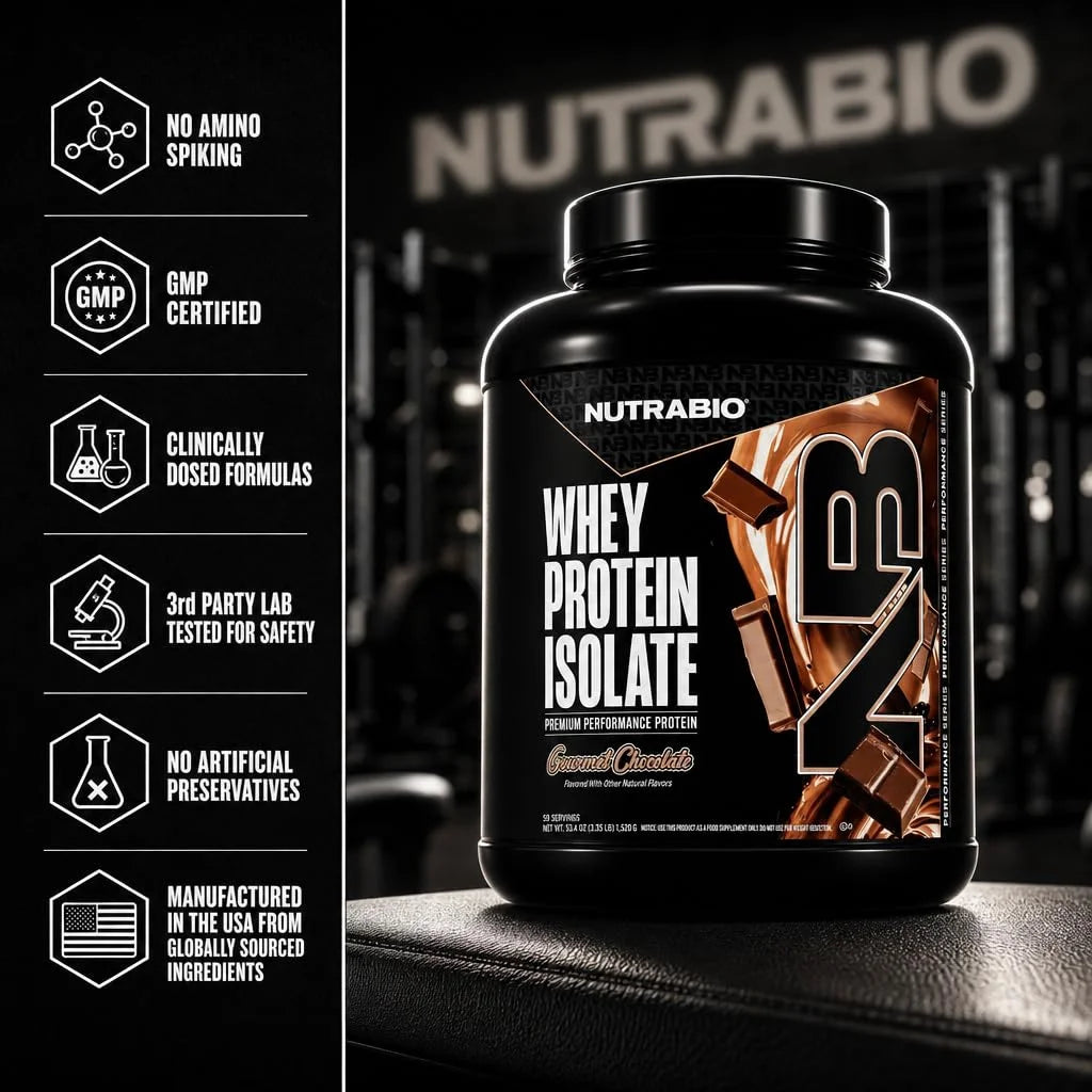 Premium Whey Protein Isolate - 25G Protein per Scoop, Complete Amino Acid Profile, Soy & Gluten Free, Non-GMO Gourmet Chocolate, 5 Lbs - No Fillers!
