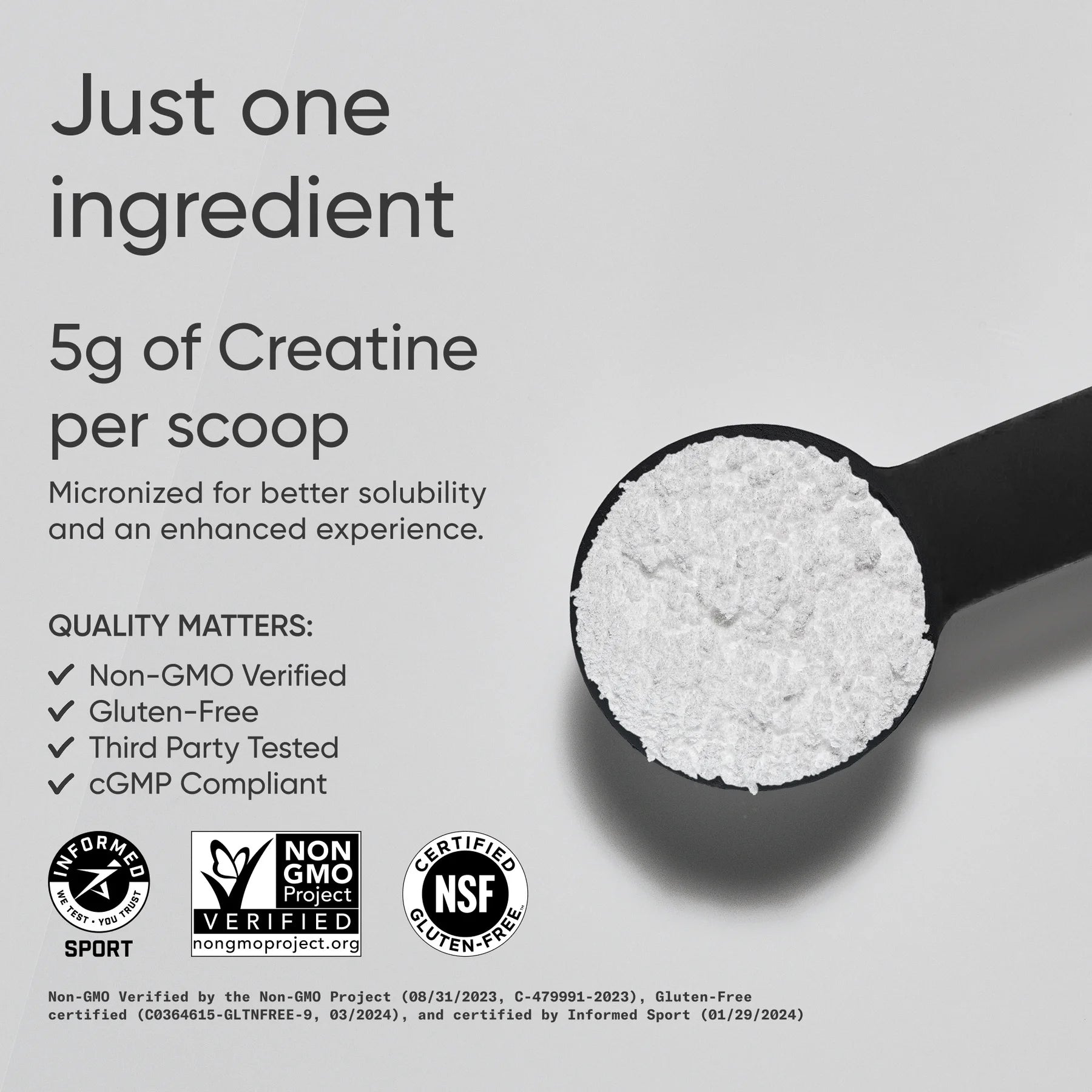 Premium Micronized Creatine Monohydrate - 5G Per Serving, 60 Servings for Ultimate Performance and Muscle Growth - 10.58 Oz