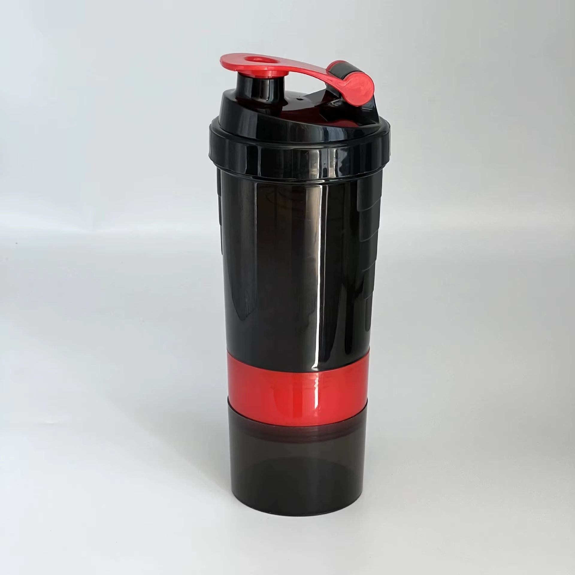 3 Layers Shaker Protein Bottle Powder Shake Cup Water Bottle Plastic Mixing Cup Body Building Exercise Bottle