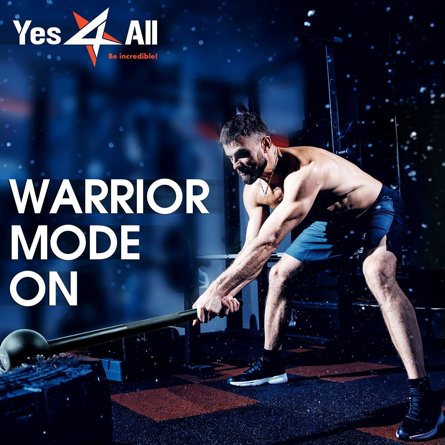 Versatile Steel Mace Bell for Comprehensive Full Body Workouts - Available in Weights from 5 to 30 LB