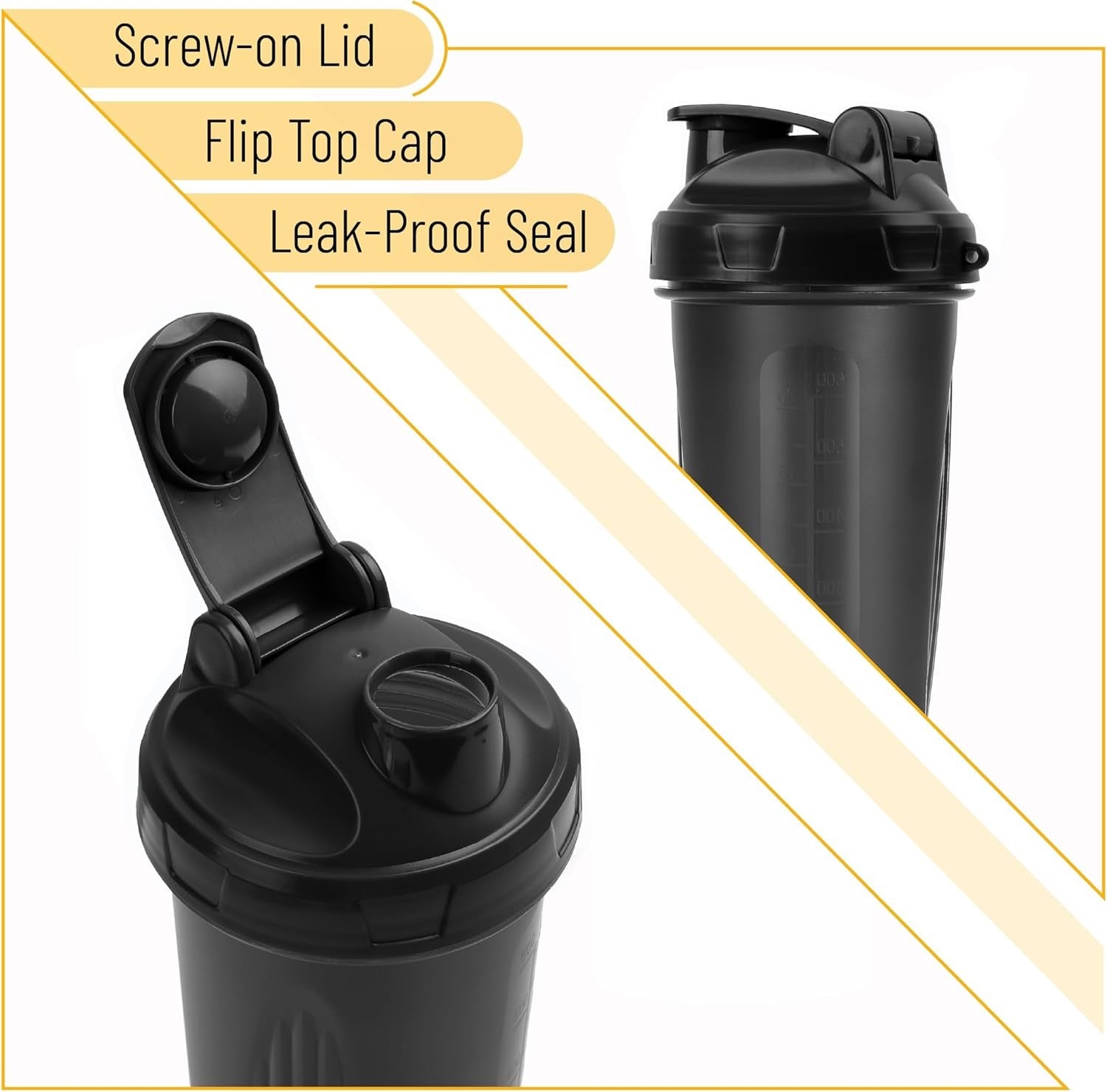 Mr. Pen- Shaker Bottles for Protein Mixes, 28 Oz, Shaker Bottle Wire Whisk