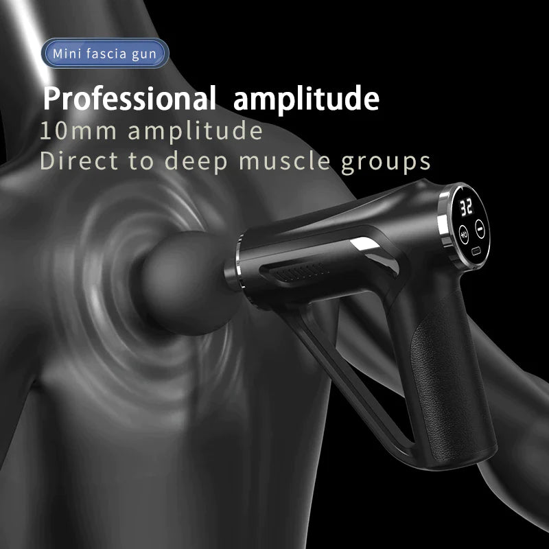 SITUOFUN 32-Level Deep Tissue Massage Gun - Ultimate Pain Relief & Relaxation for Neck, Back, and Body