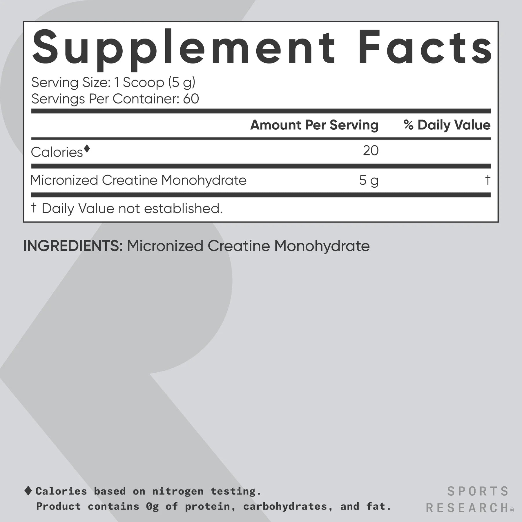 Premium Micronized Creatine Monohydrate - 5G Per Serving, 60 Servings for Ultimate Performance and Muscle Growth - 10.58 Oz