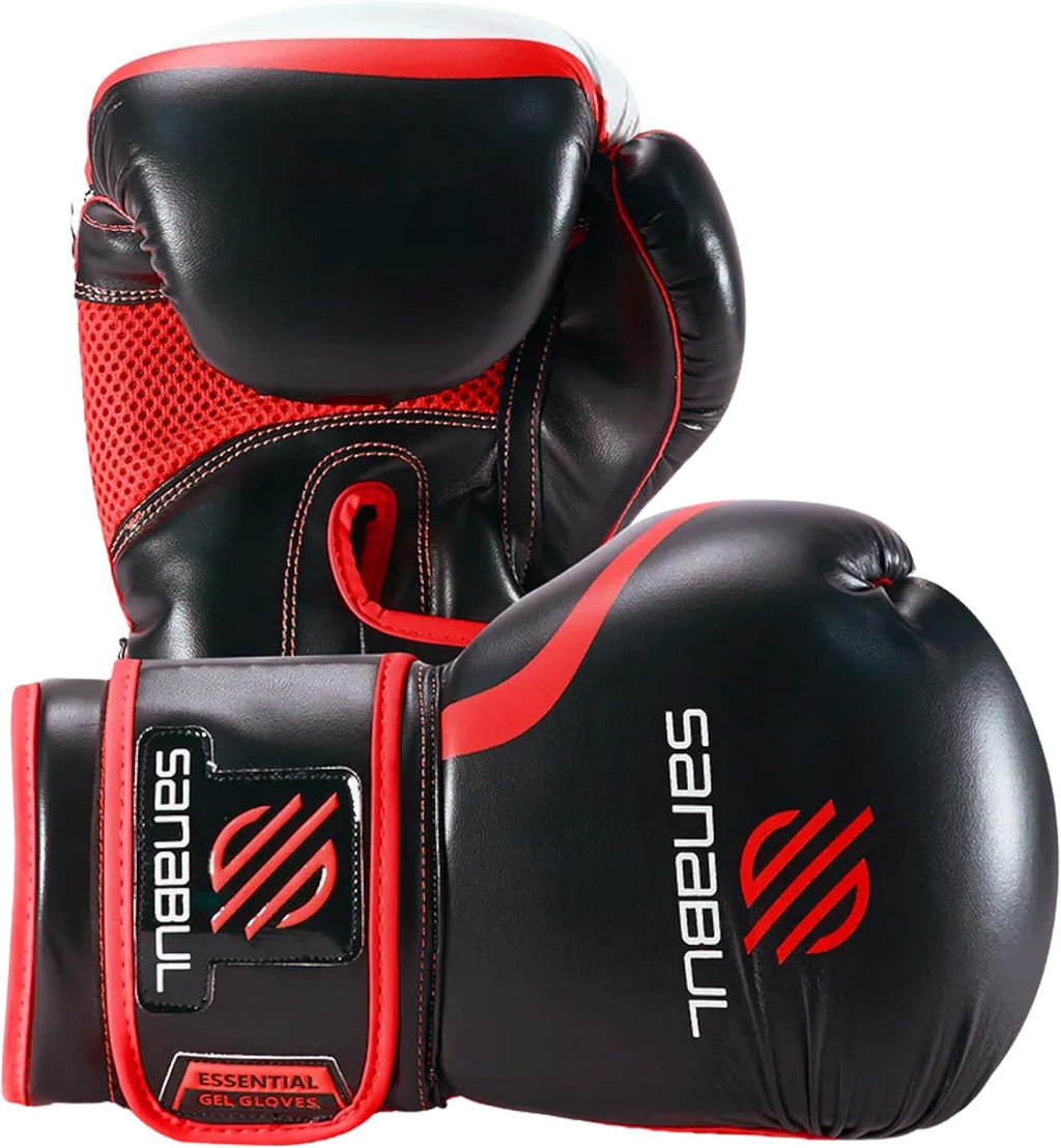 Ultimate Essential Gel Boxing Gloves for Men & Women - Perfect for Kickboxing, MMA, Muay Thai, and Heavy Bag Training