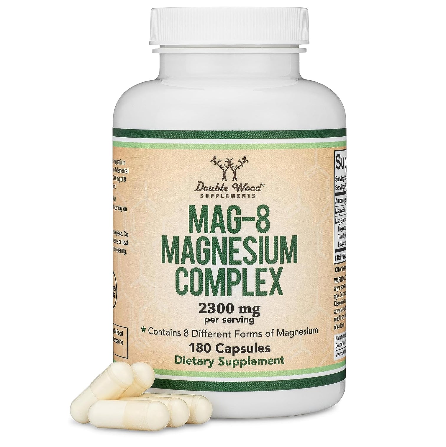Magnesium Complex Supplement - 180 Caps for Joint Health & Relaxation Support - 2300mg Formula