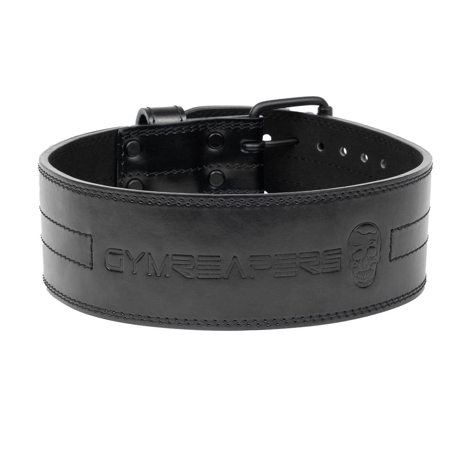 Weightlifting Belt 6MM Genuine Leather - Double Prong Power Belt Heavy Duty 4...