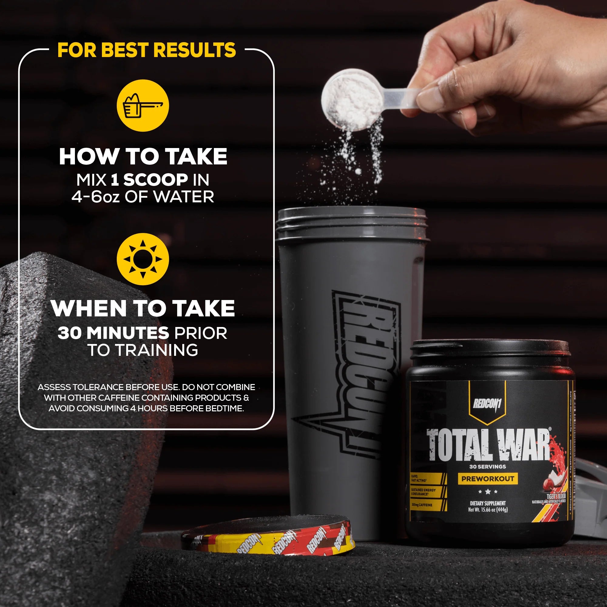 Ignite Your Workout with TOTAL WAR Preworkout Energy Booster!