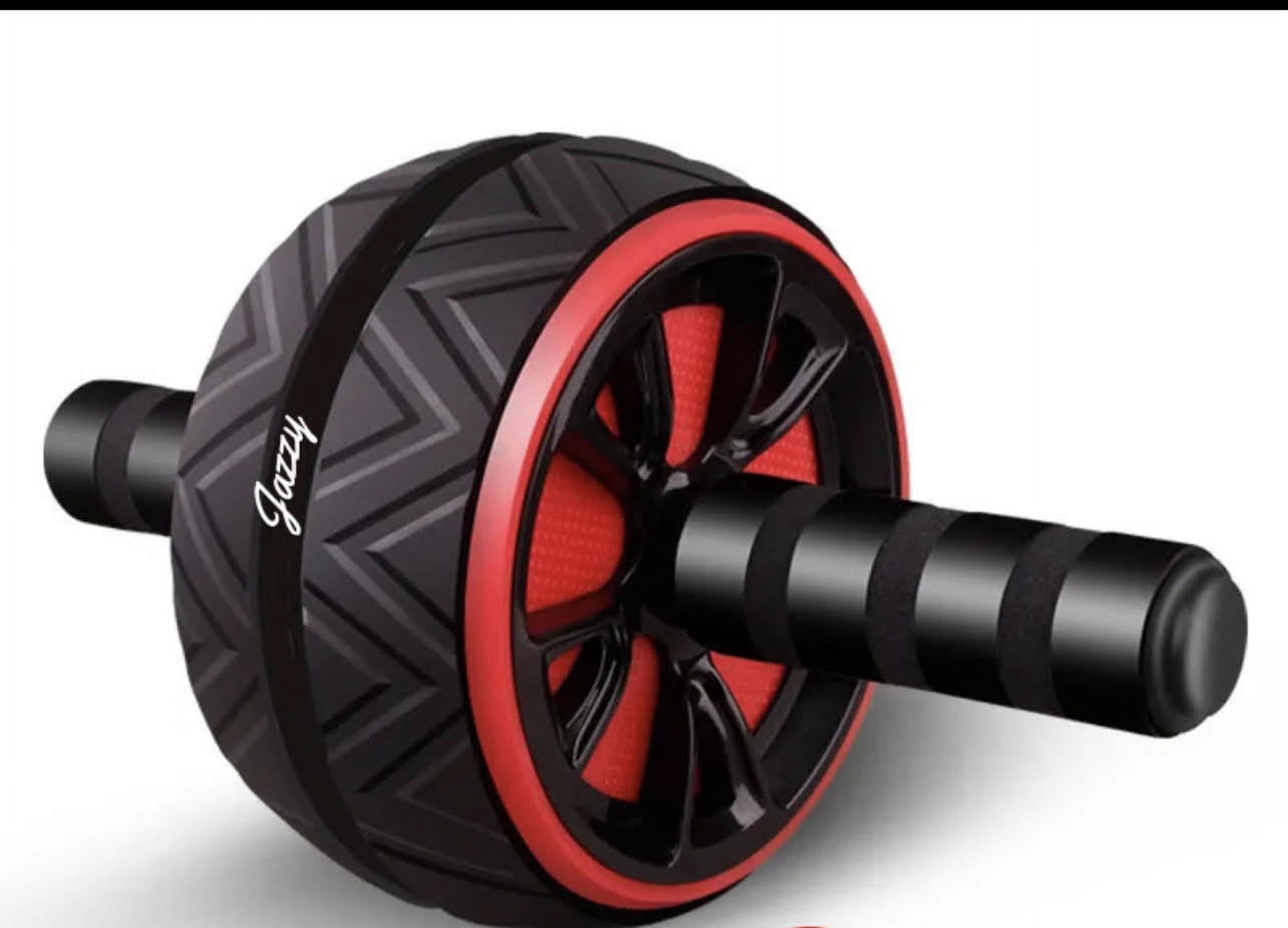 Ultimate 17-in-1 Ab Roller Wheel Kit - All-in-One Home & Gym Workout Set with Resistance Bands, Knee Mat, Jump Rope, and Push-Up Bar for Total Core Strength - Sleek Unisex Design in Black
