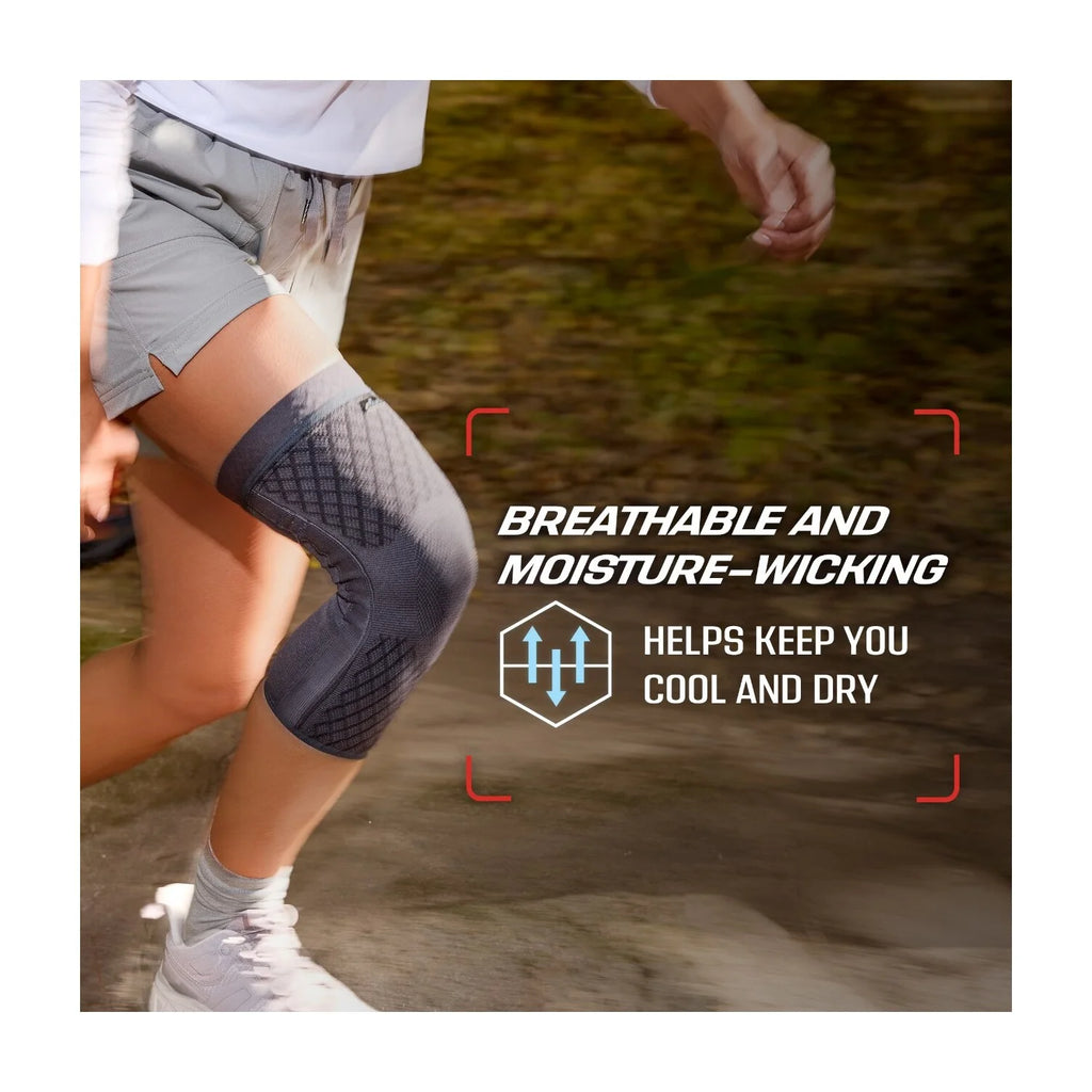 Ultimate Flex Comfort Compression Knee Sleeve with Stabilizers - Large/X-Large for Superior Support and Pain Relief
