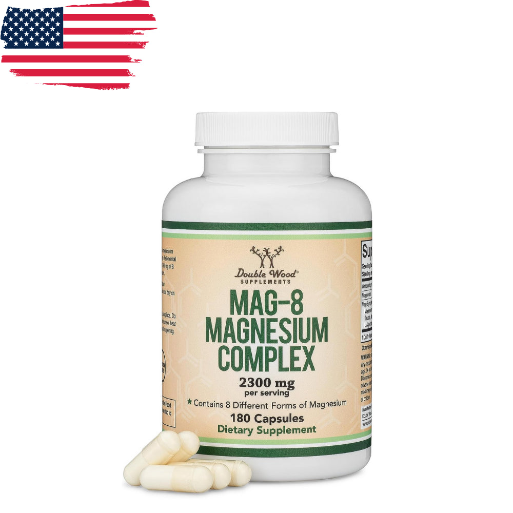 Magnesium Complex Supplement - 180 Caps for Joint Health & Relaxation Support - 2300mg Formula