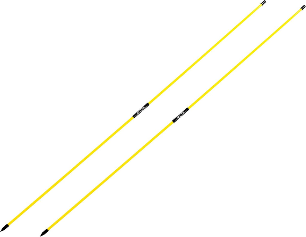 Callaway Alignment Stix, Golf Swing Trainer, Yellow, 48 Inches (Collapsible), Set of 2