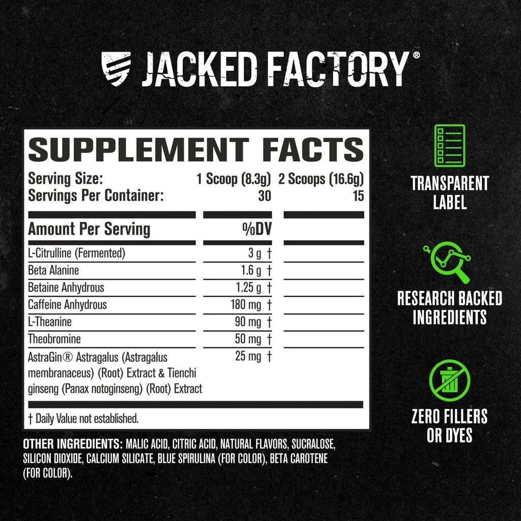 NITROSURGE Pre Workout Supplement - Ignite Your Energy & Achieve Intense Pumps - Delicious Green Apple Flavor, 30 Servings