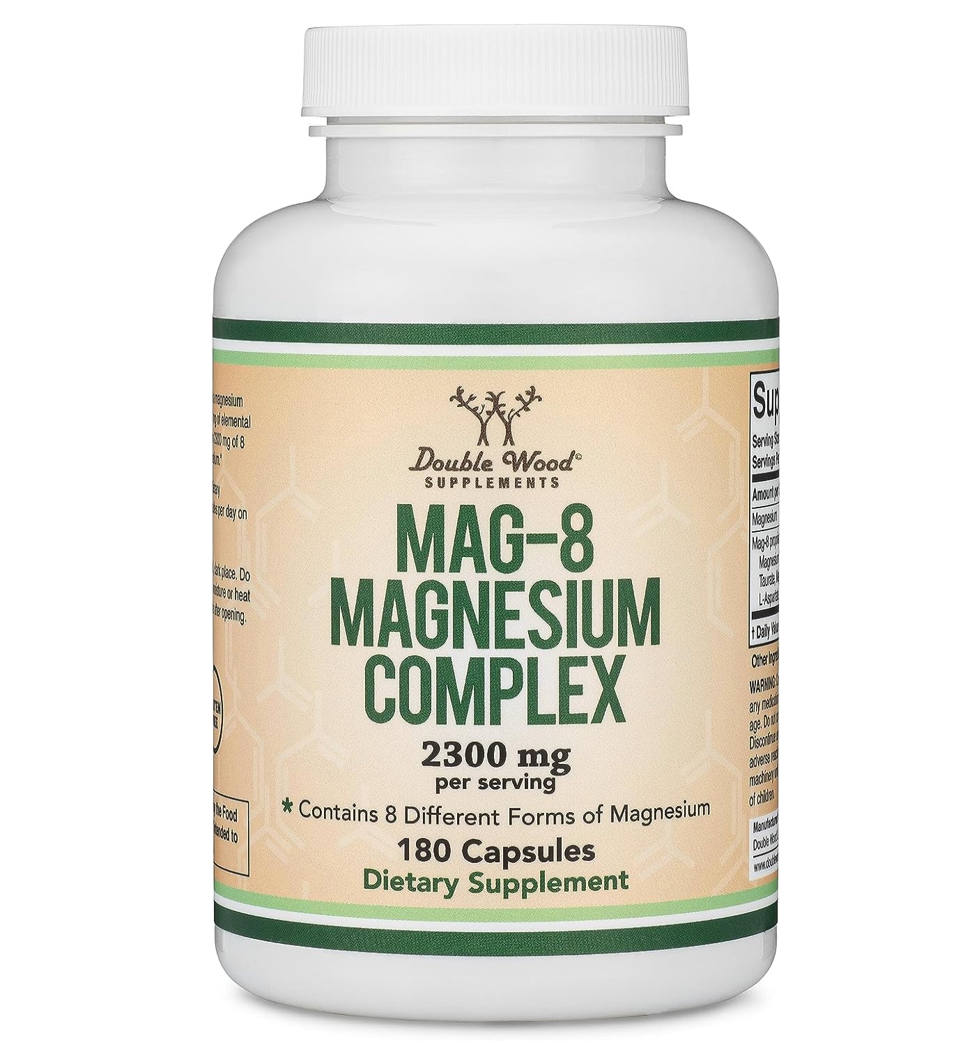 Magnesium Complex Supplement - 180 Caps for Joint Health & Relaxation Support - 2300mg Formula