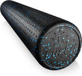 High-Density Speckled Foam Roller for Deep Tissue Massage - 24 Inch Blue Foam Roller with 3 Year Warranty for Physical Therapy and Myofascial Release