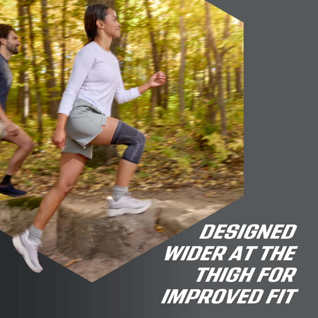 Ultimate Flex Comfort Compression Knee Sleeve with Stabilizers - Large/X-Large for Superior Support and Pain Relief