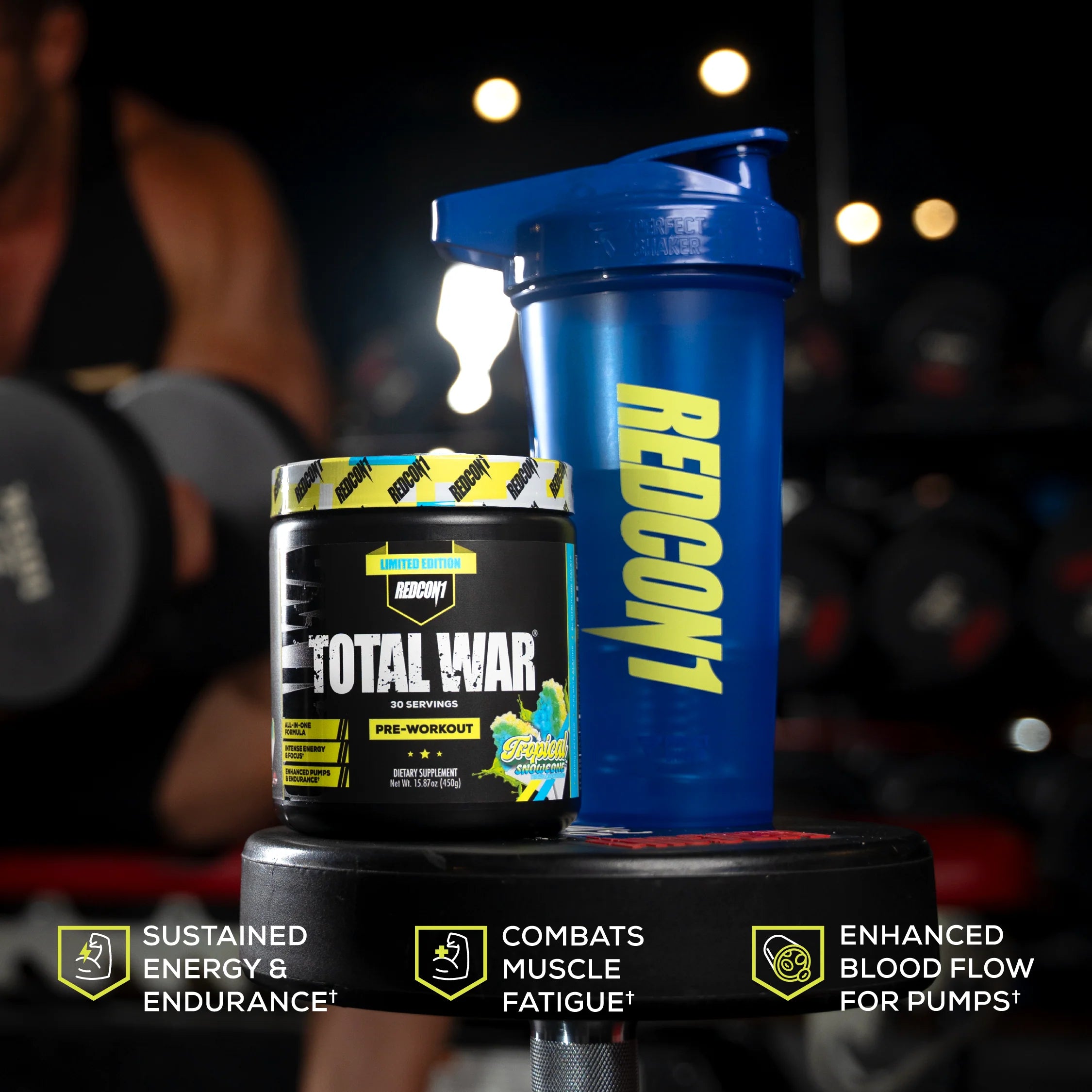 Ignite Your Workout with TOTAL WAR Preworkout Energy Booster!